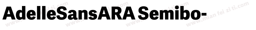 AdelleSansARA Semibo字体转换